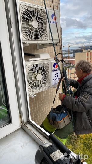 Монтаж кондиционеров быстро