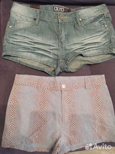 Шорты. Кожаные. Джинсовые. Фирменные