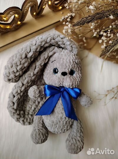 Мягкая игрушка заяц ручной работы