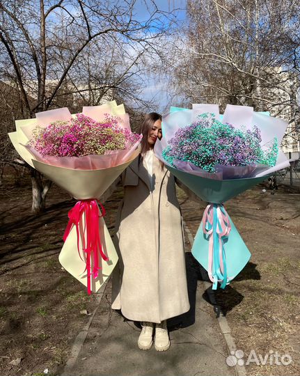 Букет-Гигант из Гипсофилы