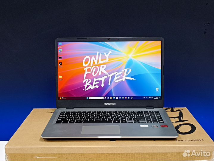 Новый ноут 15.6 IPS Ryzen 5 6 ядер 8G озу