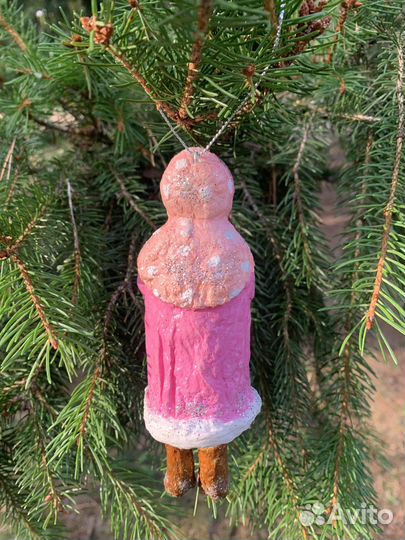 Ватная игрушка Девочка со снежком