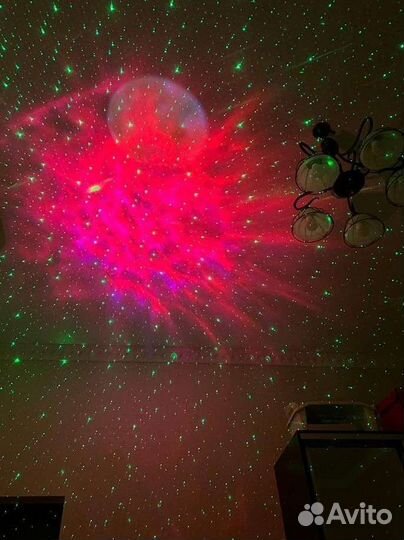 Ночник проектор с колонкой