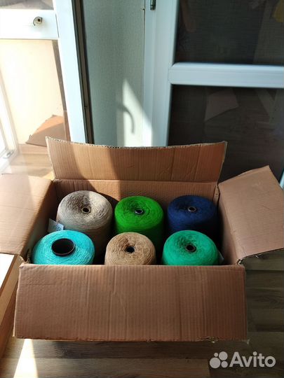 Пряжа нитки для вязания хлопок