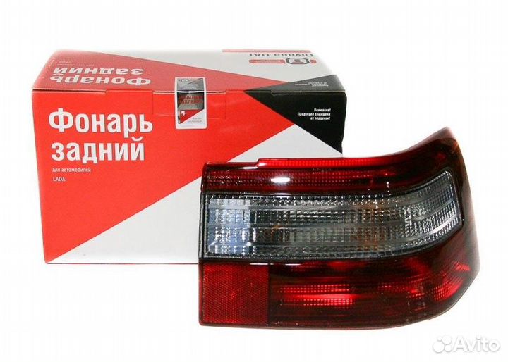 Фонарь задний 2110 н/о (правый) темный LADA