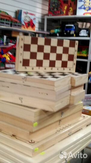 Шахматы, нарды 60 на 60, 3 в 1 нар.шахм.шашки