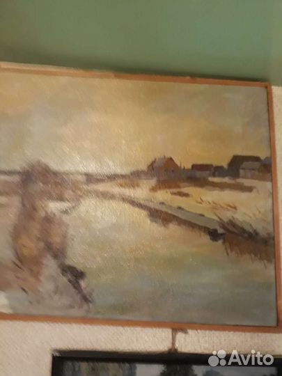 Картина маслом морской пейзаж