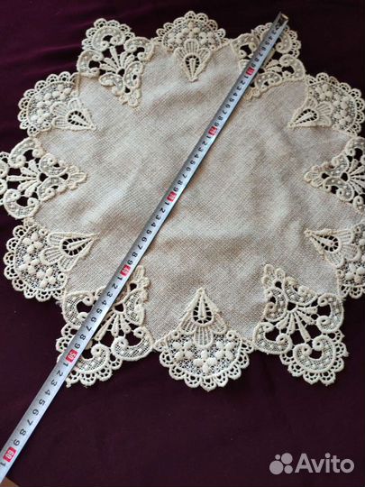 Салфетка плауэнтское кружево, винтаж