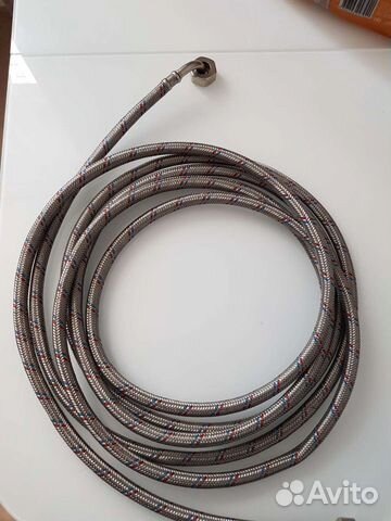 Шланг заливной нерж. 5м для стиральной машины