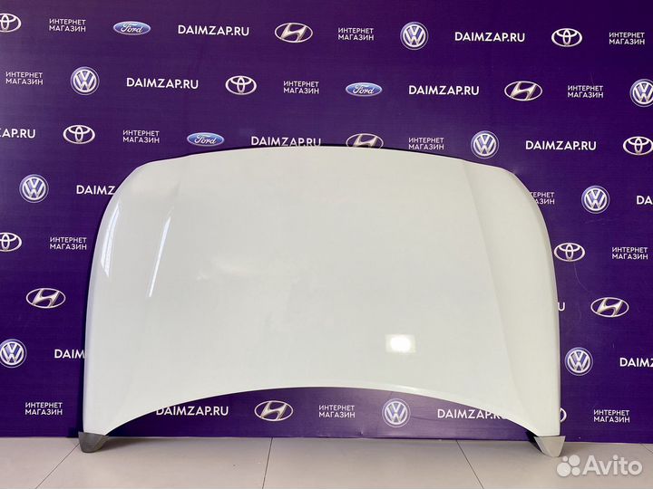 Капот Hyundai Solaris 2017 Белый