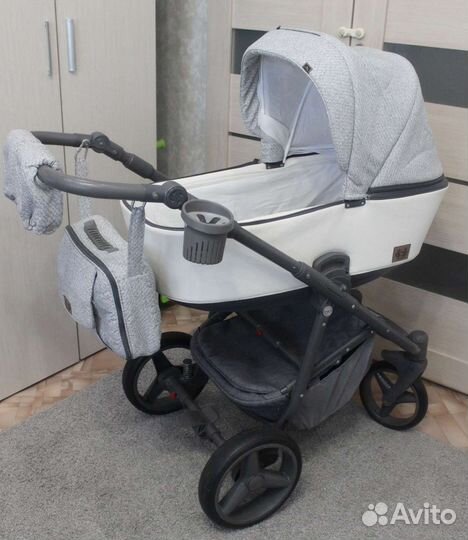 Коляска 2 в 1 adamex reggio