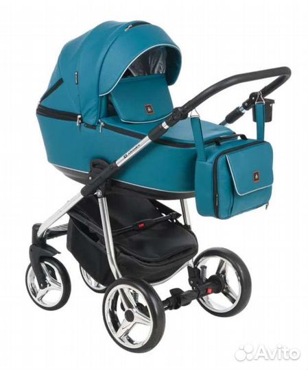 Коляска 3 в 1 Adamex Barcelona special edition