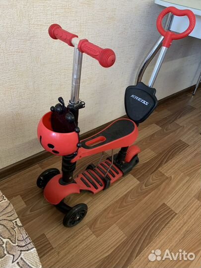 Самокат-беговел детский 2 в 1