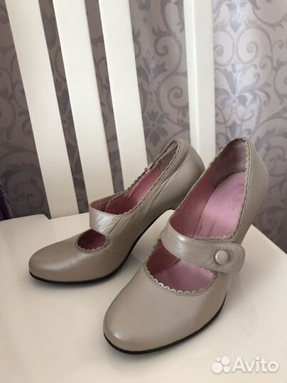 Туфли женские 37 размер натуральная кожа бу