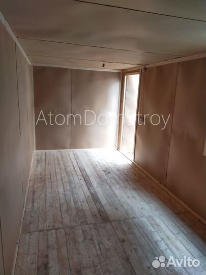 Бытовка деревянная утепленная с электрикой