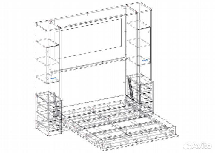 Шкаф кровать трансформер