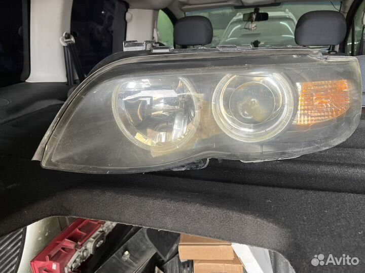 Фара левая bmw x5 e53 рестайлинг