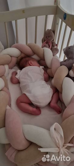 Бортик косичка, кокон