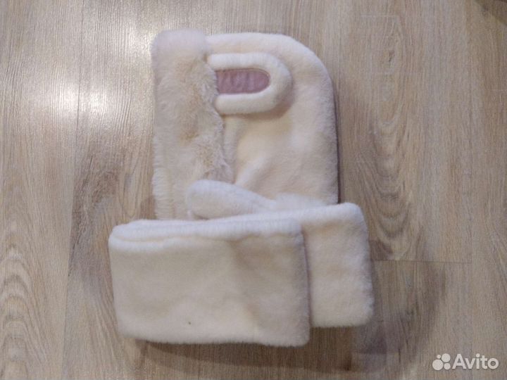 Шапка шарф с ушками