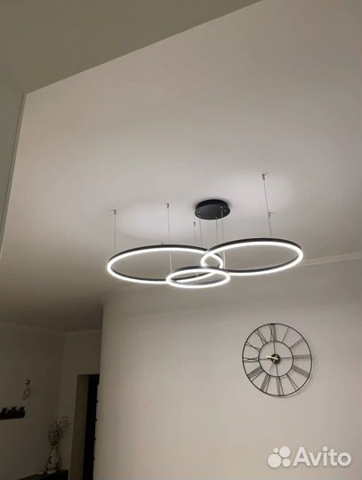 Люстра потолочная светодиодная с пультом Новая