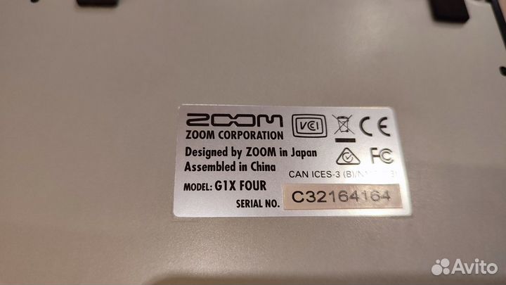 Гитарный процессор Zoom G1X four + Bogner Pack