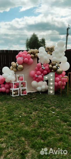 Цифры на день рождения Фотозона из пайеток