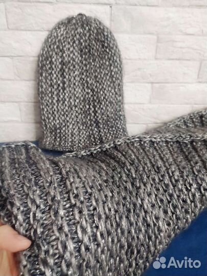 Комплект зимний шапка и снуд