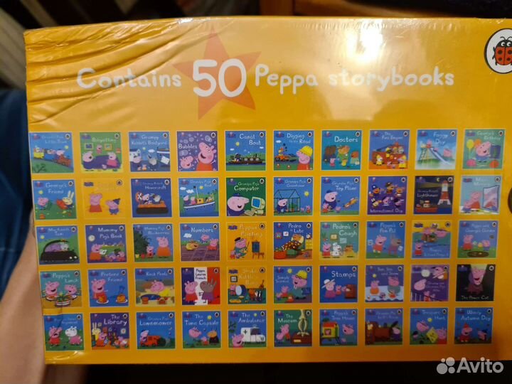 Набор книг Peppa pig 50 шт новые