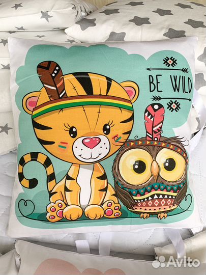 Бортики в детскую кровать новые