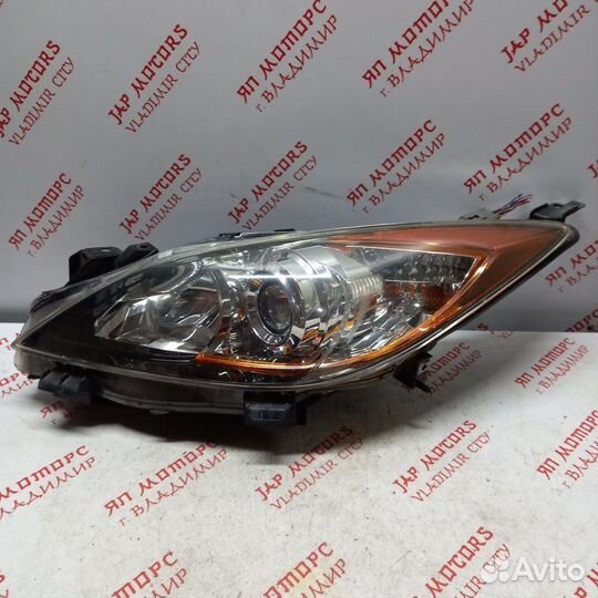 Фара галогеновая передняя левая Mazda 3 BL хетчбек
