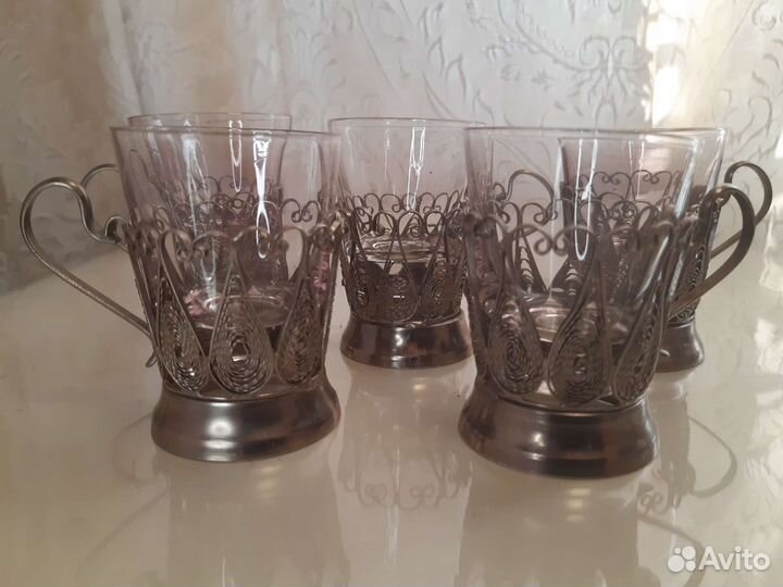 Стопка в подстаканнике СССР