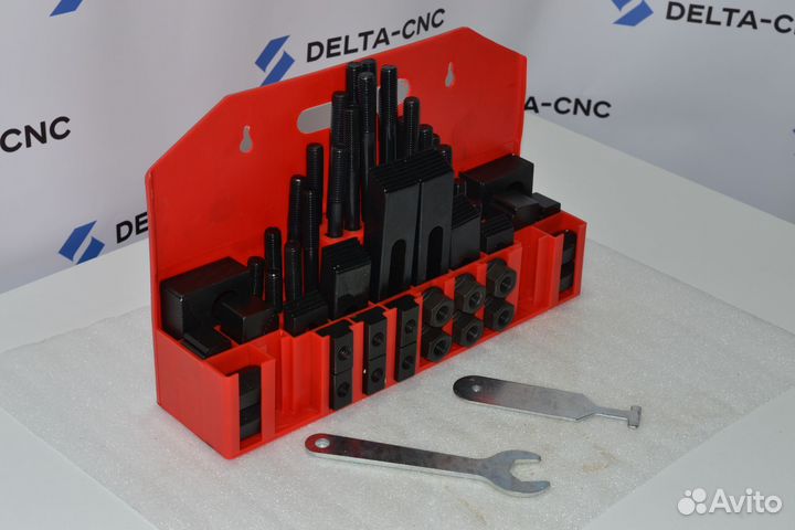 Комплект прижимов 0204, Т-паз 14 мм, М12