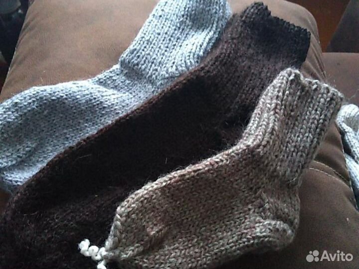 Носки деревенские самовязка