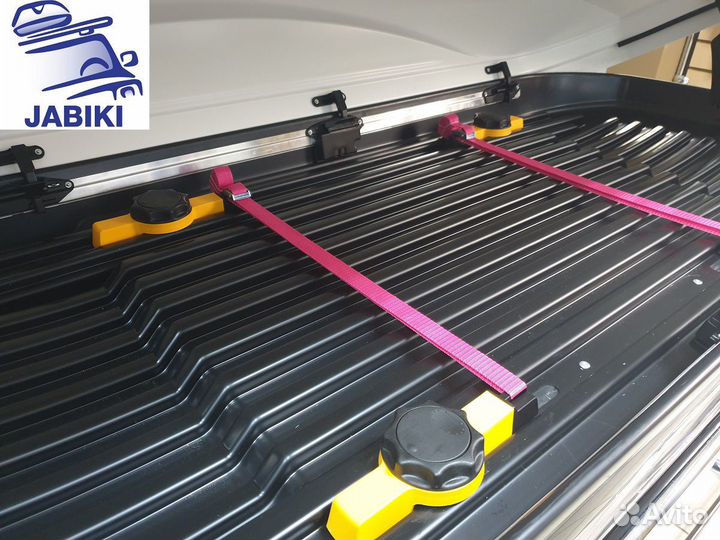 Бокс багажный Евродеталь Магнум 350 серый карбон