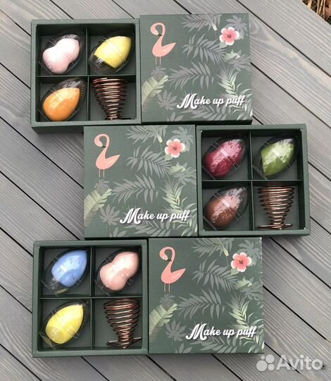 Набор бьютиблендеров/спонжей для макияжа