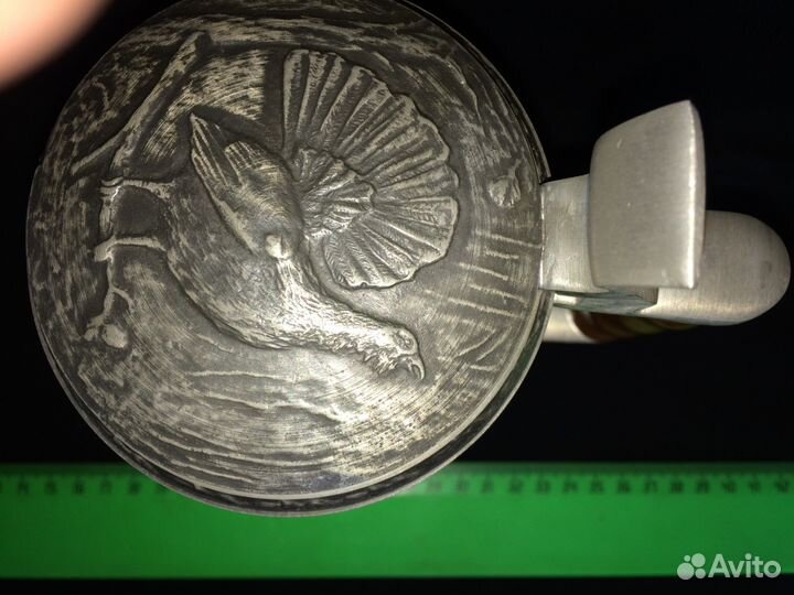 Кружка.Германия.Пивная.Охота.Подарок.Глухарь