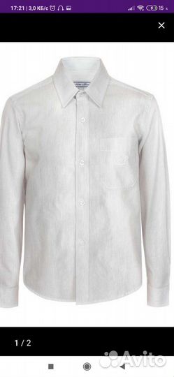 Рубашка для мальчика р.134
