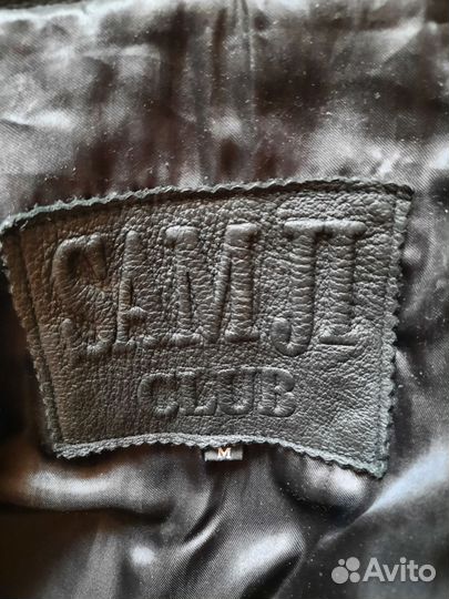 Кожаная куртка мужская