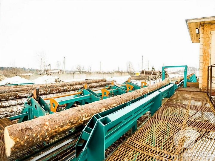 Линия сортировки бревна