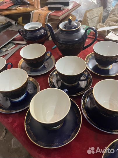 Набор столовой посуды лфз кобальт