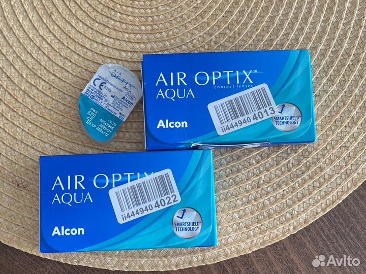 Линзы air optix 4 шт. -4.75