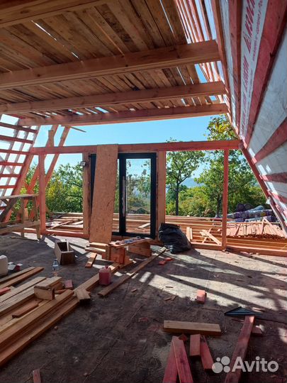 Строительство каркасных домов А-фрейм, с гарантией