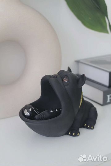 Статуэтка органайзер конфетница Бульдог