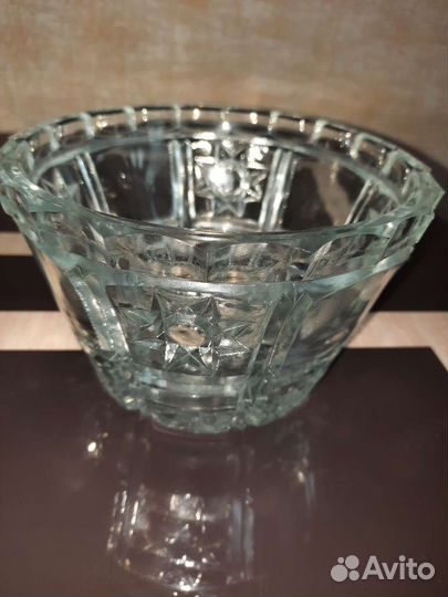 Ваза хрустальная