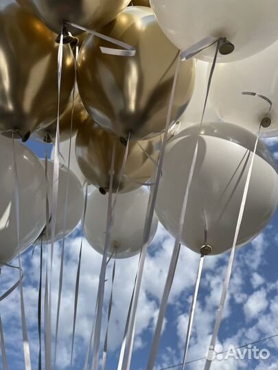 Шары с гелием на выпускной