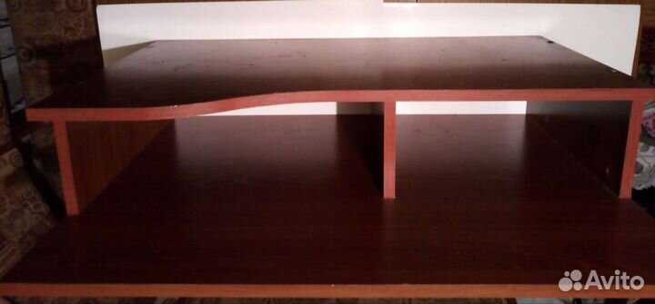 Полка деревянная двойная