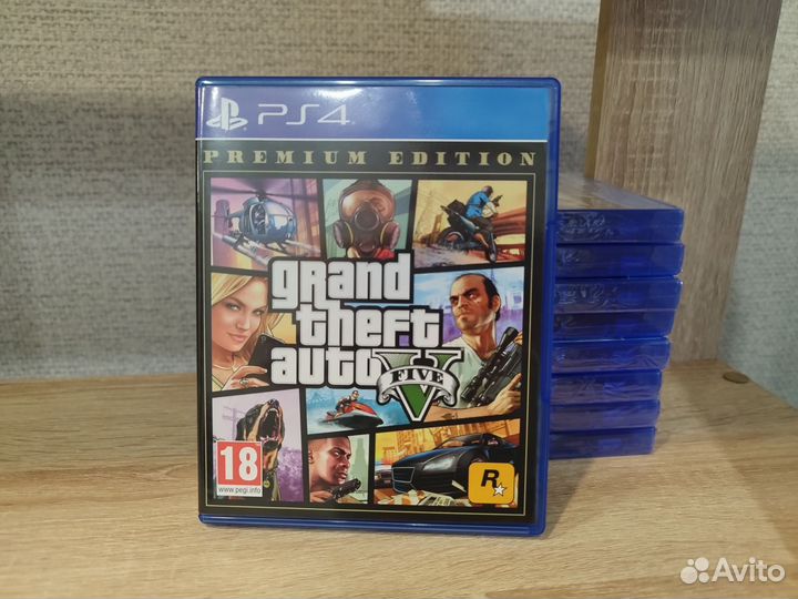 Игра GTA 5 ps4 premium edition Новый диск