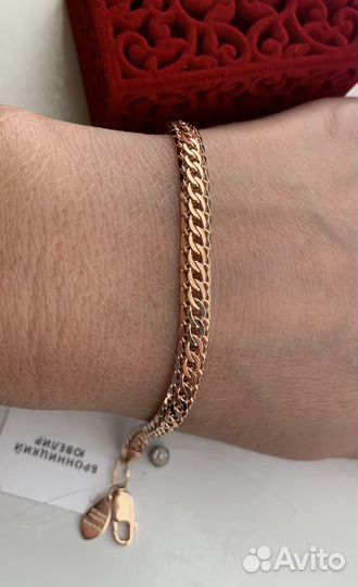 Золотой браслет питон
