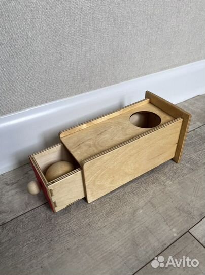 Коробочки монтессори с шариками