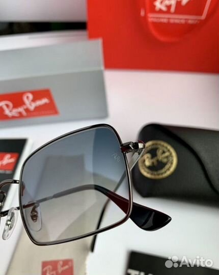 Очки ray ban Rectangle пепельные